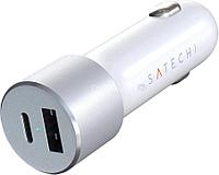 Автомобильное зарядное Satechi 72W Type-C PD Car Charger (серебристый)