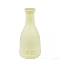 Бутылка стеклянная "Bell" 200 мл молочная матовая