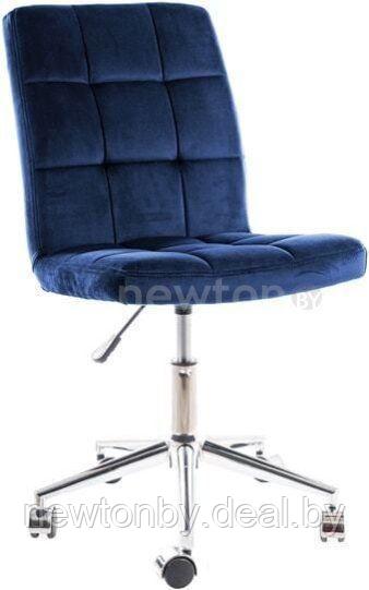 Офисный стул Signal Q-020 Velvet (темно-синий) - фото 1 - id-p218527339