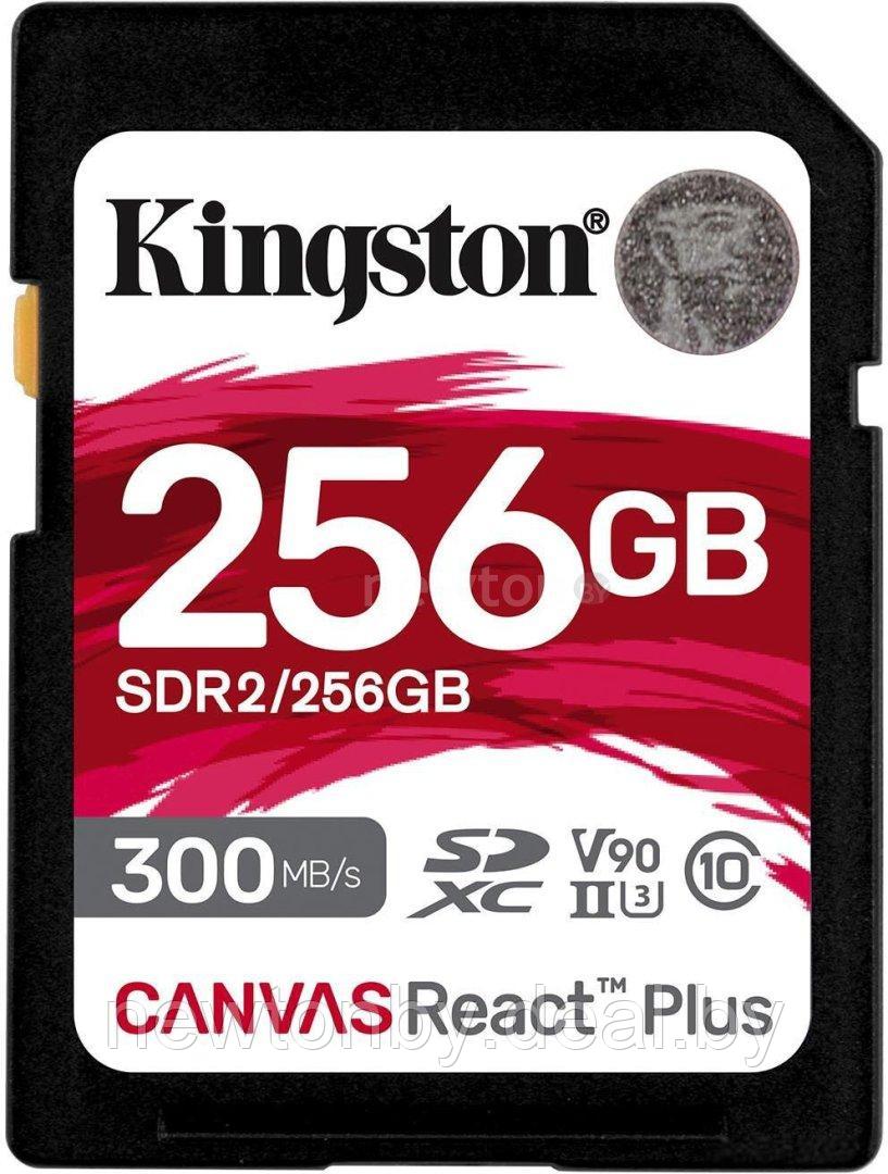 Карта памяти Kingston Canvas React Plus SDXC 256GB - фото 1 - id-p206979583