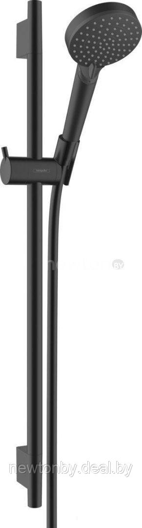 Душевой гарнитур Hansgrohe Vernis Blend 26423670 (черный матовый) - фото 1 - id-p205215549