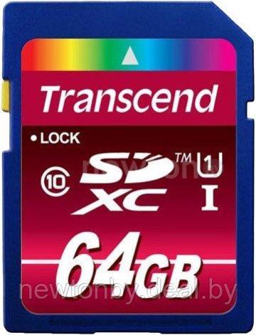 Карта памяти Transcend SDXC UHS-I (Class 10) 600x Ultimate 64GB (TS64GSDXC10U1) - фото 1 - id-p218546003