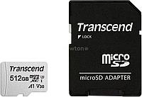 Карта памяти Transcend microSDXC 300S 512GB (с адаптером)