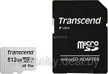 Карта памяти Transcend microSDXC 300S 512GB (с адаптером)