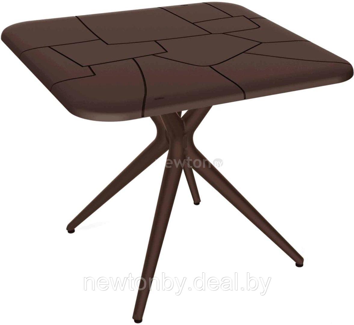 Кухонный стол Sheffilton SHT-TU30/TT30 83/83 (коричневый/коричневый) - фото 1 - id-p218550696