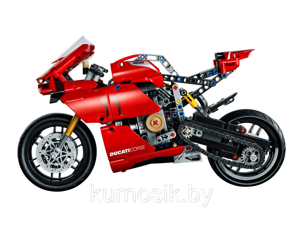 Конструктор 10272 KING Мотоцикл Ducati Panigale V4 R, 764 детали - фото 3 - id-p218554322