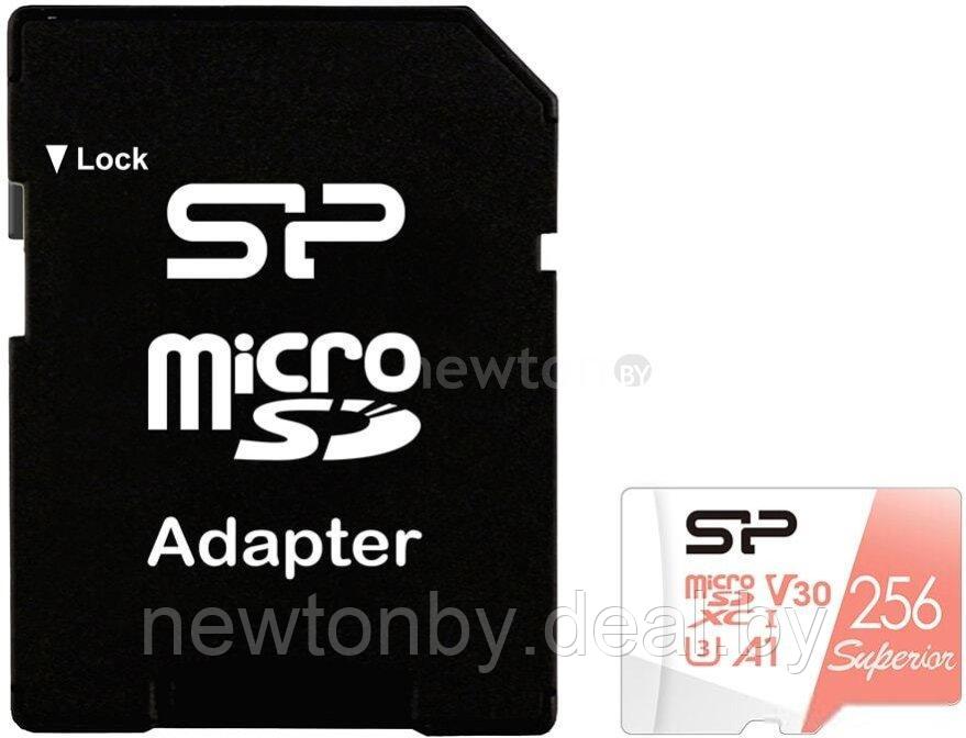 Карта памяти Silicon-Power Superior A1 microSDXC SP256GBSTXDV3V20SP 256GB - фото 1 - id-p218546023