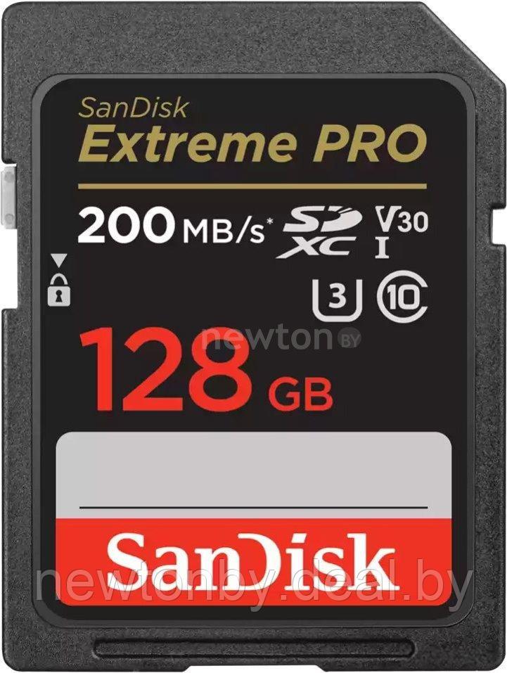 Карта памяти SanDisk Extreme PRO SDXC SDSDXXD-128G-GN4IN 128GB - фото 1 - id-p218546037