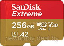 Карта памяти SanDisk Extreme microSDXC SDSQXAV-256G-GN6MN 256GB