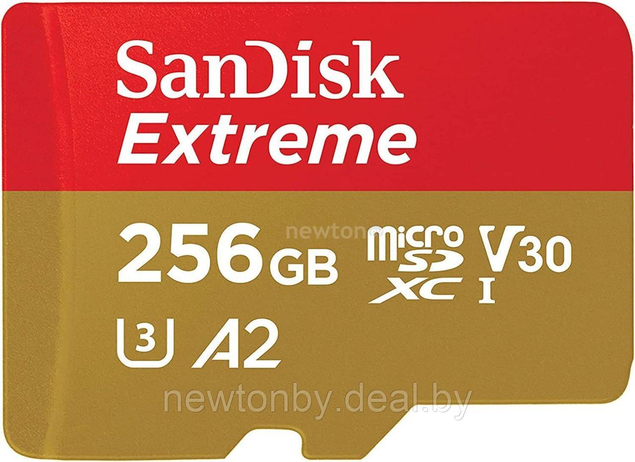 Карта памяти SanDisk Extreme microSDXC SDSQXAV-256G-GN6MN 256GB - фото 1 - id-p218546039