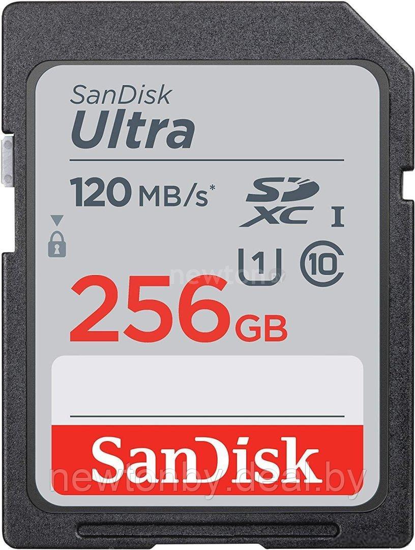 Карта памяти SanDisk Ultra SDXC SDSDUN4-256G-GN6IN 256GB - фото 1 - id-p218546043