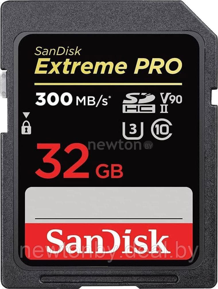 Карта памяти SanDisk Extreme PRO SDHC SDSDXDK-032G-GN4IN 32GB - фото 1 - id-p218546049