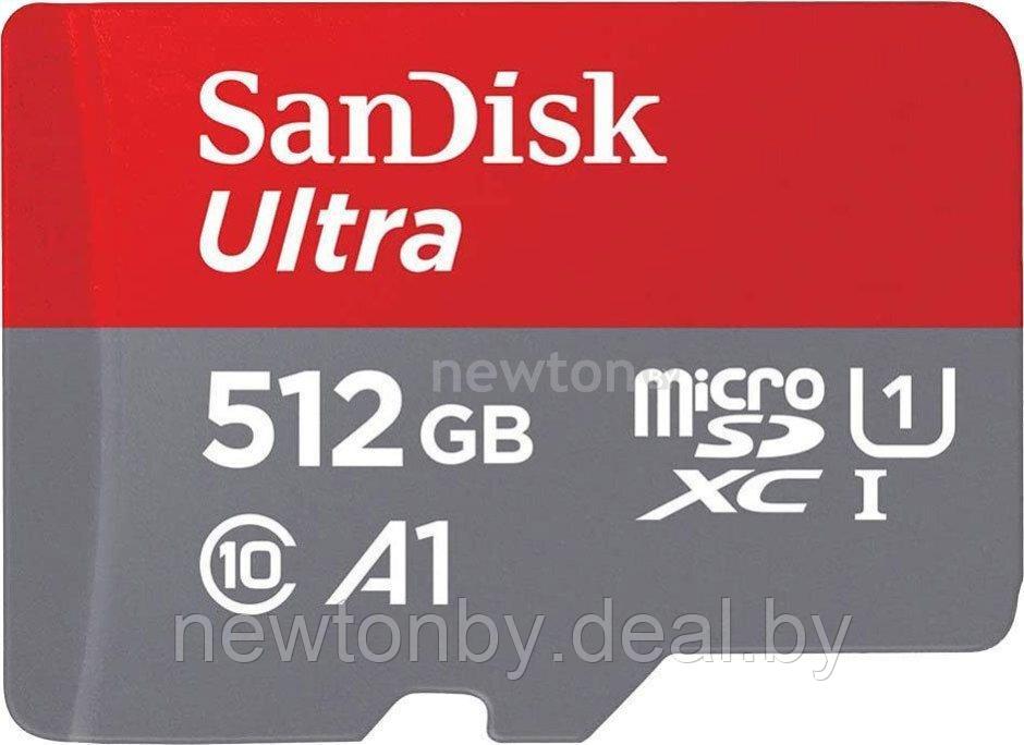Карта памяти SanDisk Ultra SDSQUAC-512G-GN6MN microSDXC 512GB - фото 1 - id-p218546054