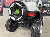 Детский электромобиль RiverToys М222БХ (белый) Полноприводный, фото 5