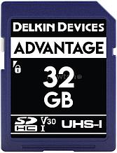 Карта памяти Delkin Devices SDHC Advantage UHS-I 32GB