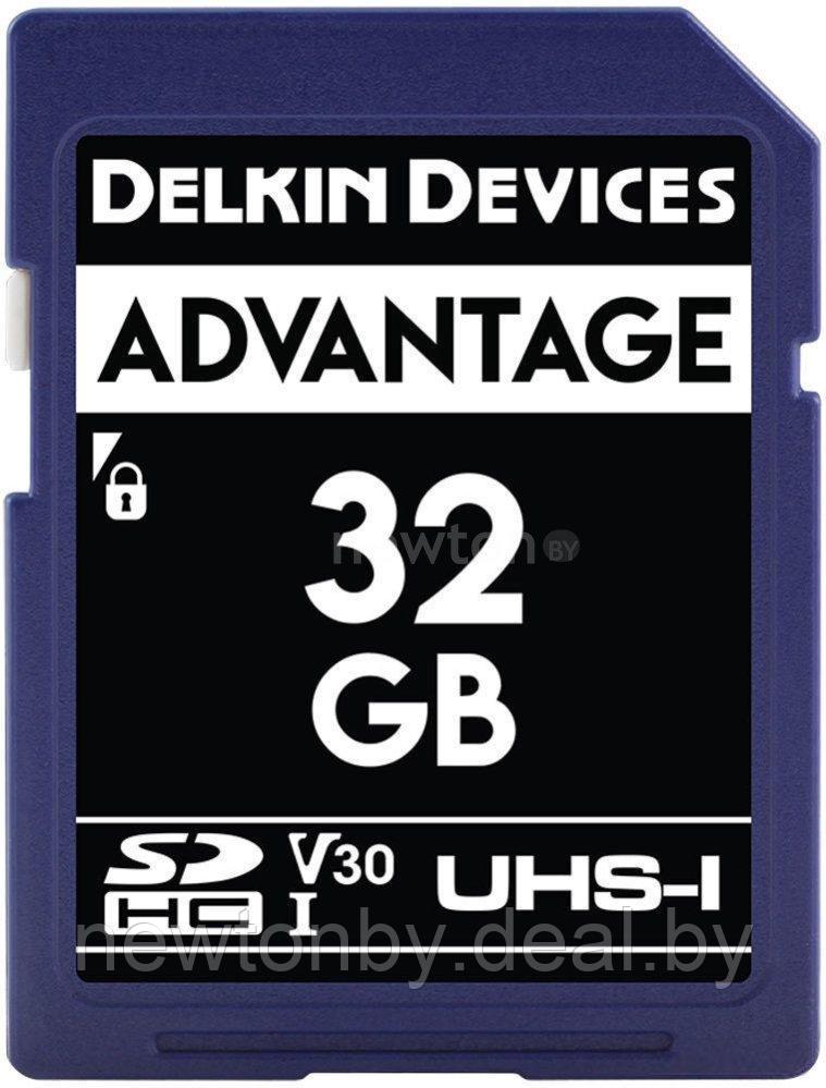 Карта памяти Delkin Devices SDHC Advantage UHS-I 32GB - фото 1 - id-p199444918