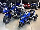 Детский электромотоцикл RiverToys М111БХ (синий), фото 2