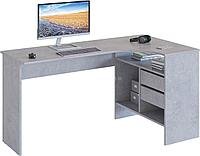 Стол Сокол СПм-25 (правый, бетон)
