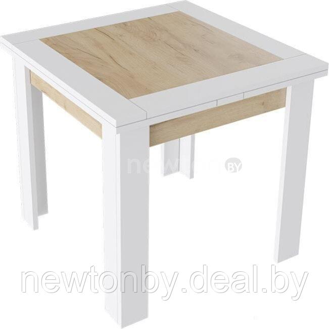 Кухонный стол Трия Хьюстон тип 3 (белый/дуб крафт золото) - фото 1 - id-p204636954