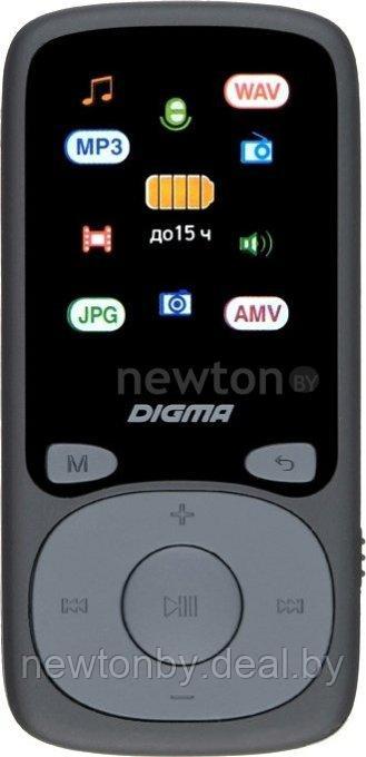 MP3 плеер Digma B4 8GB (черный) - фото 1 - id-p218549526