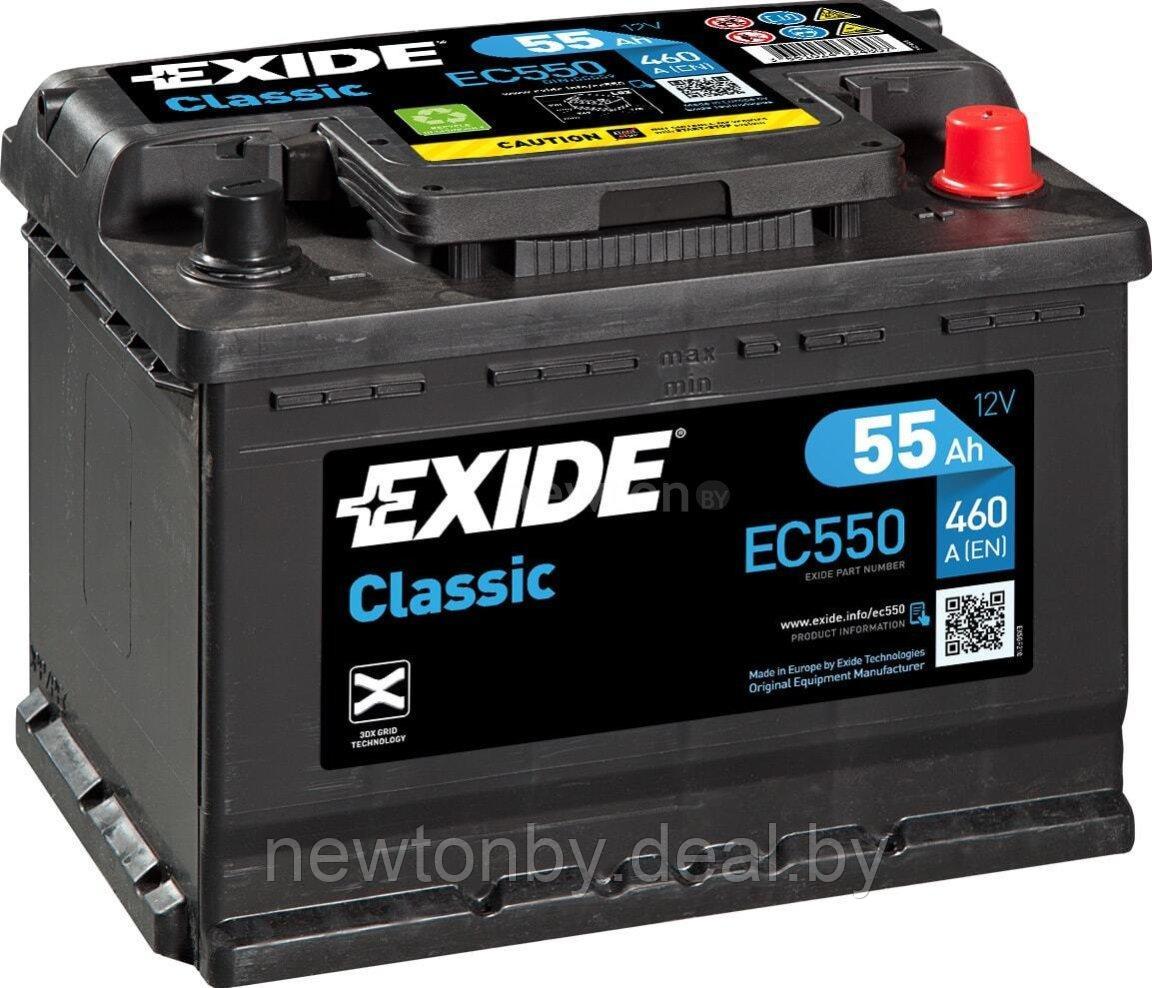 Автомобильный аккумулятор Exide Classic EC550 (55 А/ч) - фото 1 - id-p218546096