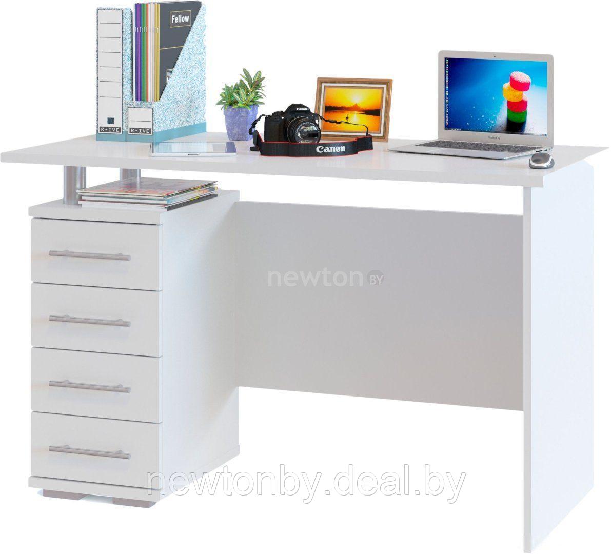 Письменный стол Сокол КСТ-106.1 (белый) - фото 1 - id-p218550126