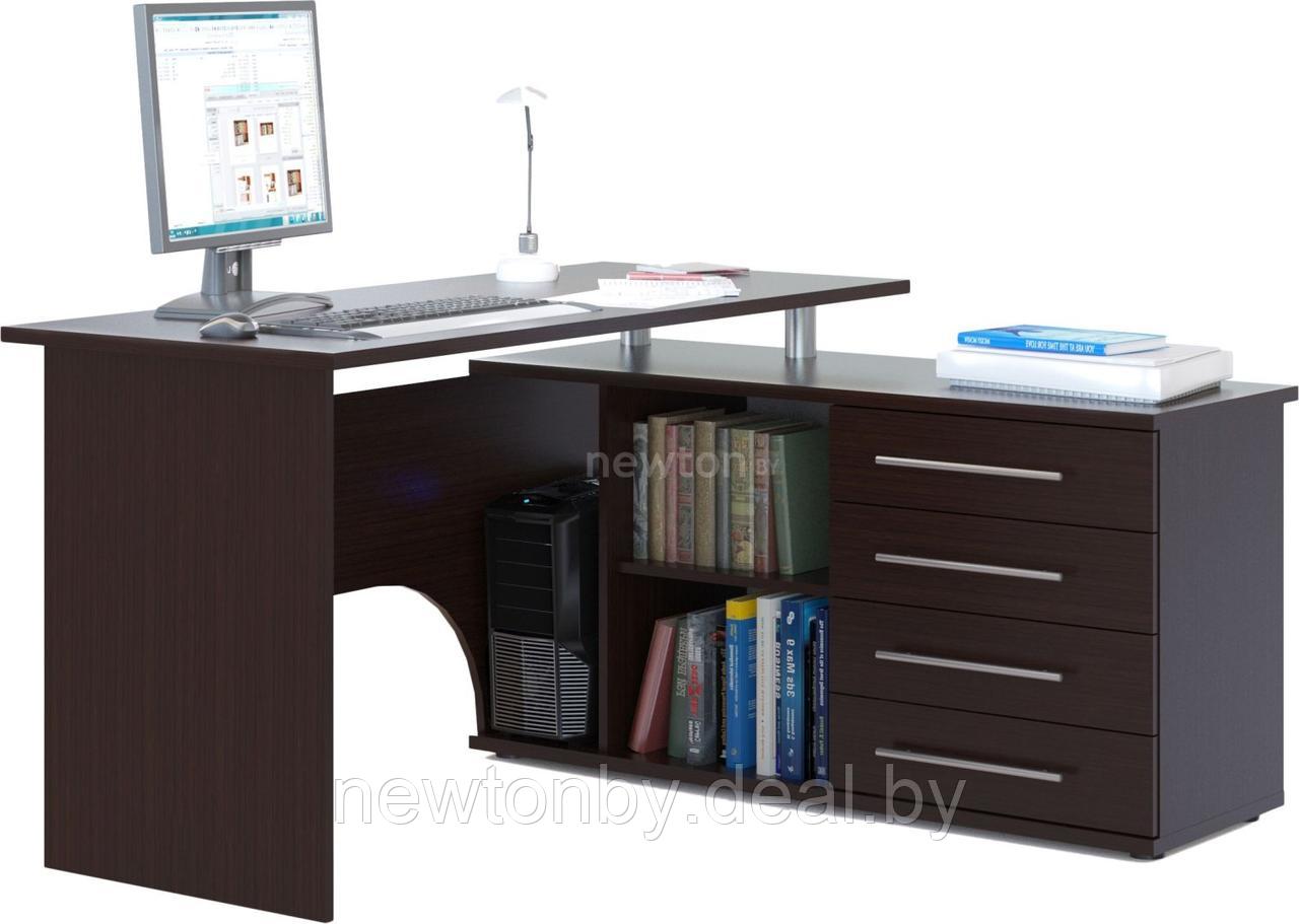 Компьютерный стол Сокол КСТ-109 правый (венге) - фото 1 - id-p218550129
