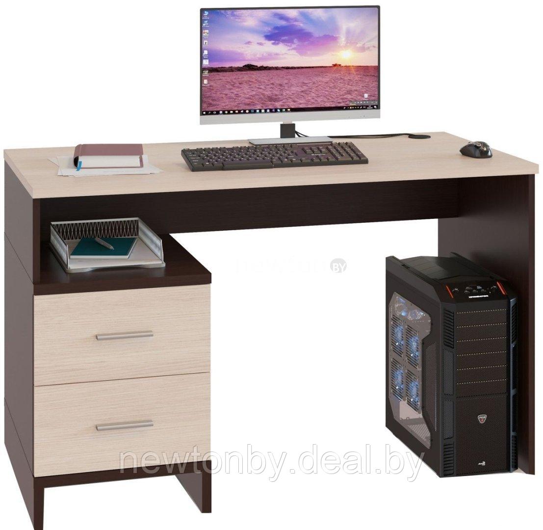 Компьютерный стол Сокол КСТ-114 (венге/беленый дуб)