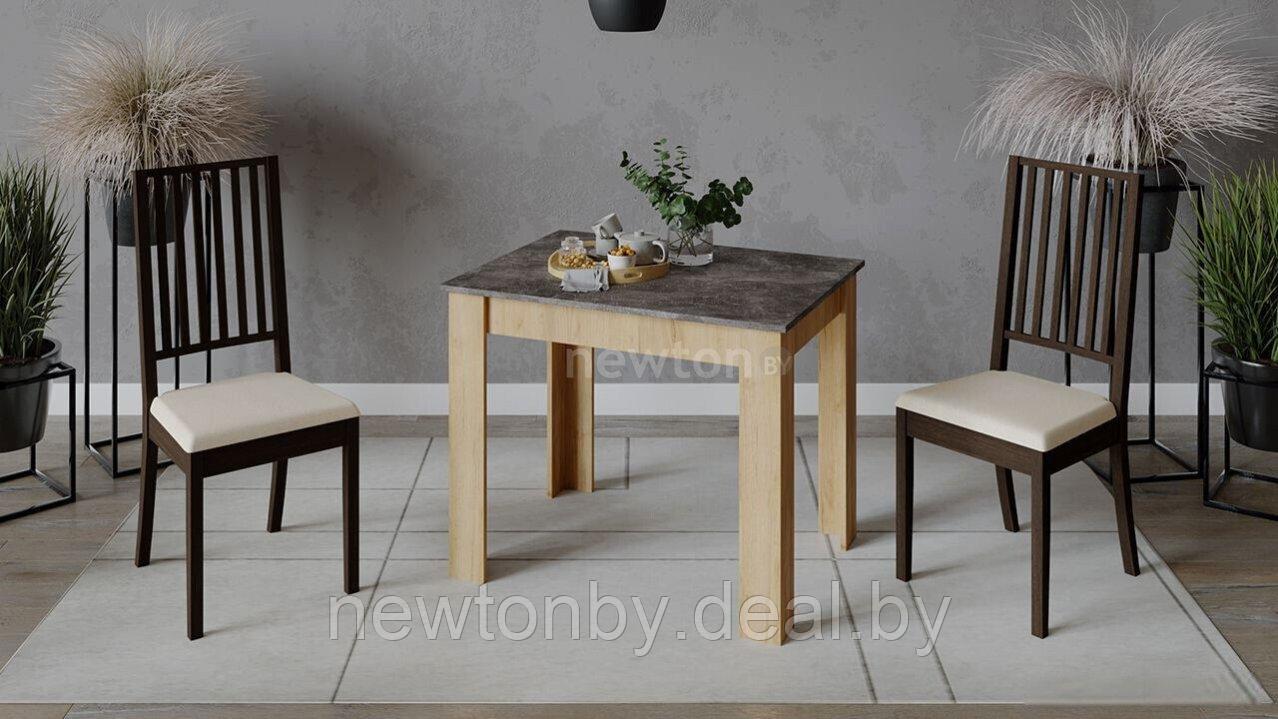 Кухонный стол Трия Промо тип 1 (дуб крафт золотой/ателье темное) - фото 1 - id-p218550768