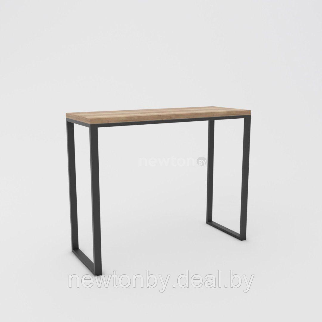 Барный стол Hype Mebel Классик 120x55 (черный/дуб галифакс натуральный) - фото 1 - id-p218550777