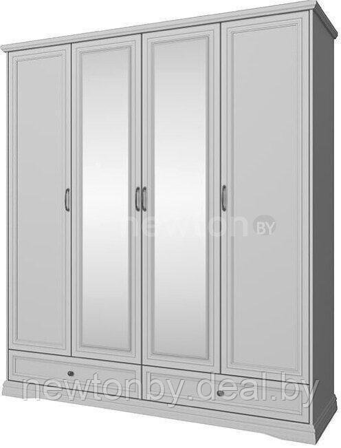 Шкаф распашной Anrex Valencia 4DG2SZ (серый) - фото 1 - id-p218552262