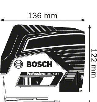 Лазерный нивелир Bosch GCL 2-50 C Professional [0601066G00] - фото 2 - id-p218332135