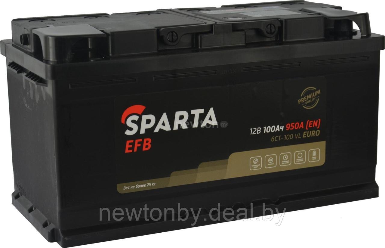 Автомобильный аккумулятор Sparta EFB 6CT-100 VL Euro (100 А·ч) - фото 1 - id-p218546141