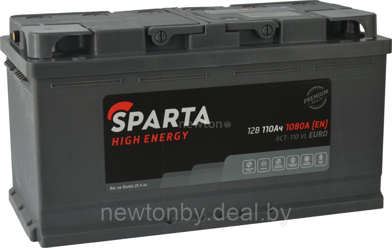 Автомобильный аккумулятор Sparta High Energy 6CT-110 (110 А·ч) - фото 1 - id-p218546143