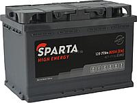 Автомобильный аккумулятор Sparta High Energy 6CT-77 VL Euro (77 А·ч)