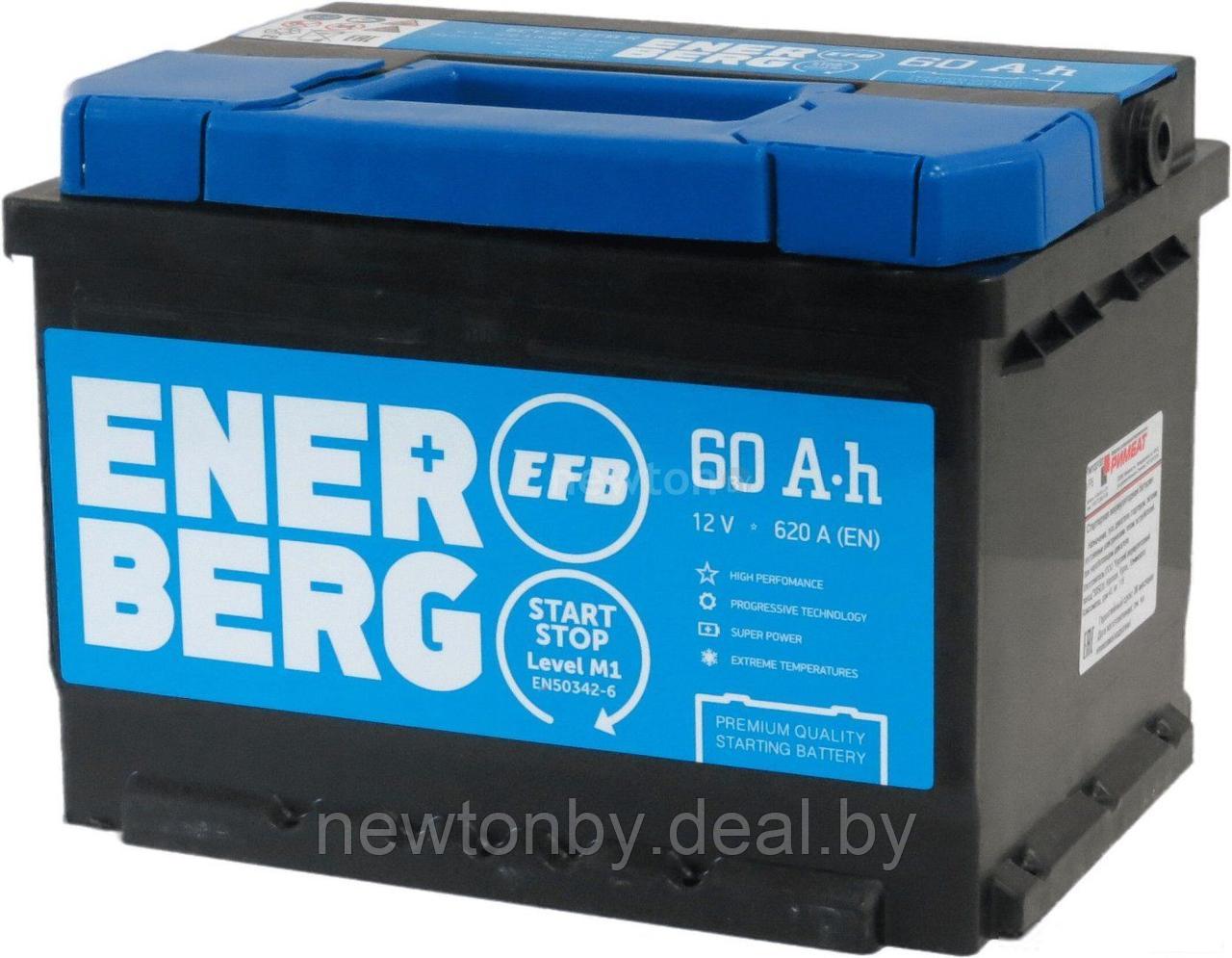 Автомобильный аккумулятор Enerberg EFB 60 R низк (60 А·ч) - фото 1 - id-p218546279