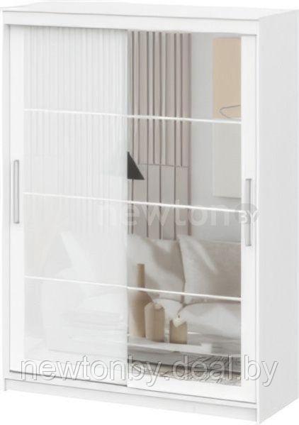 Шкаф распашной NN мебель К ШКП 3 1.6 (белый текстурный) - фото 1 - id-p213107101