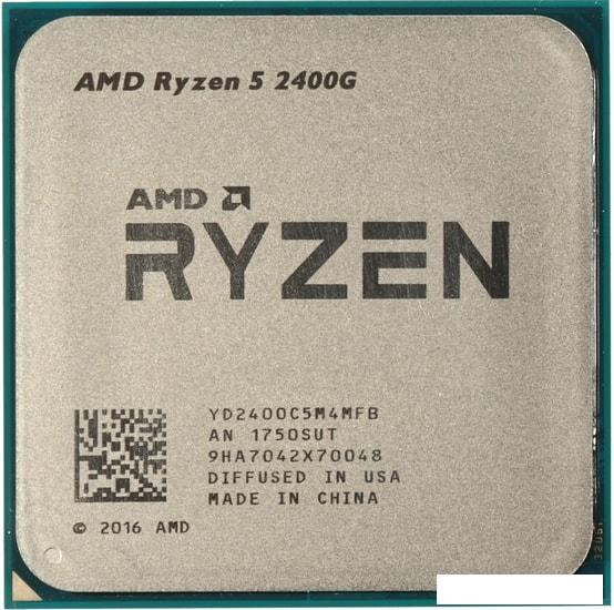 Процессор AMD Ryzen 5 2400G - фото 1 - id-p218294187