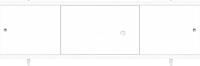 Фронтальный экран под ванну Метакам Монолит-М 178 ЭМN_006745 (белый)