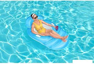 Надувной шезлонг для плавания Bestway Luxe Relaxer Lounge 43646 BW, фото 2