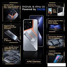 Смартфон Tecno Pova 5 Pro 5G 8GB/256GB (серебристый), фото 2