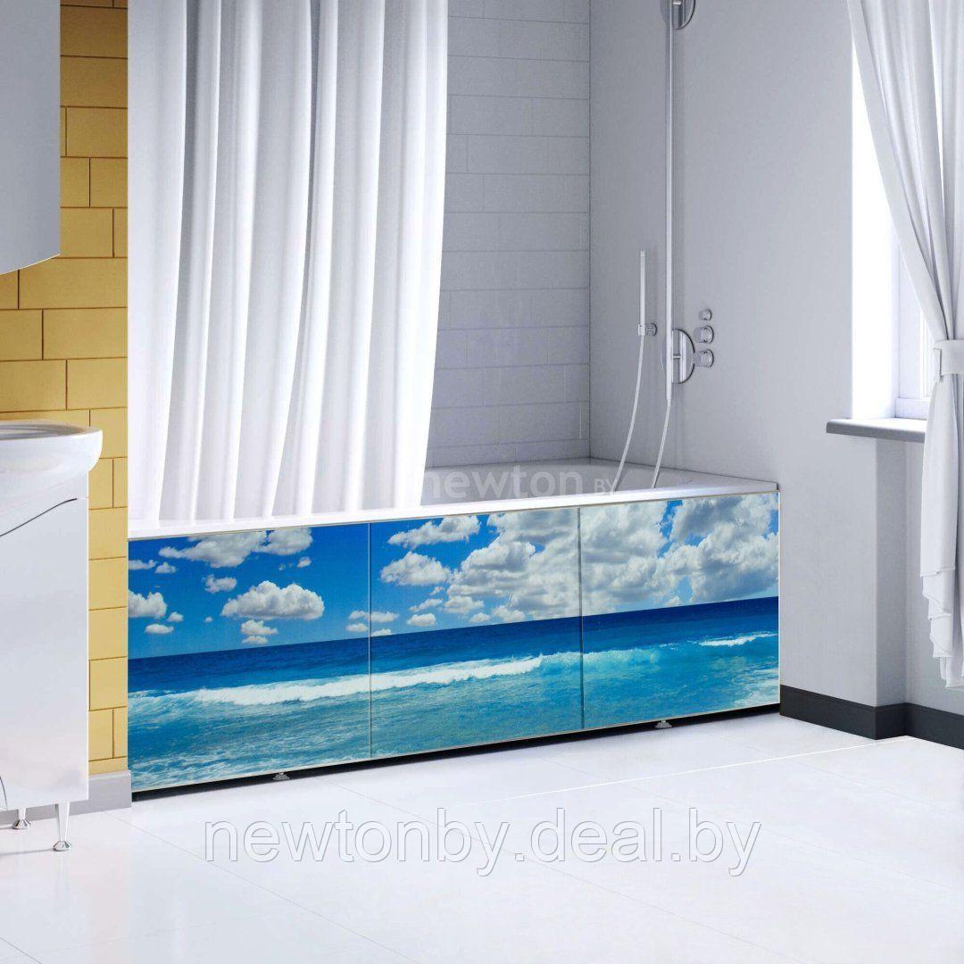 Фронтальный экран под ванну Comfort Alumin Океан 3D 1.7 - фото 1 - id-p218549865