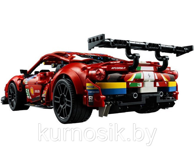 Конструктор 488 KING Автомобиль Ferrari 488GTE, 1677 деталей - фото 4 - id-p218561254