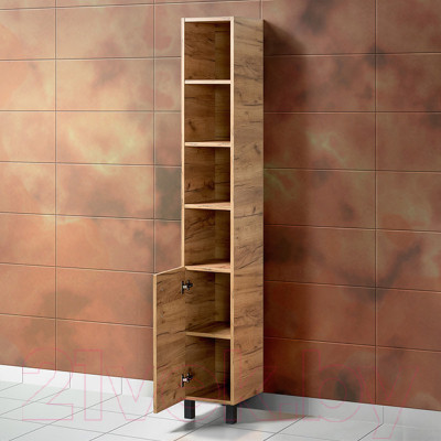Шкаф-пенал для ванной Акваль Лофт / В2.2.03.3.0.1 - фото 7 - id-p218555090