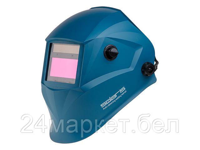 Щиток сварщика с самозатемняющимся светофильтром Solaris ASF520S (синий) - фото 1 - id-p218562698