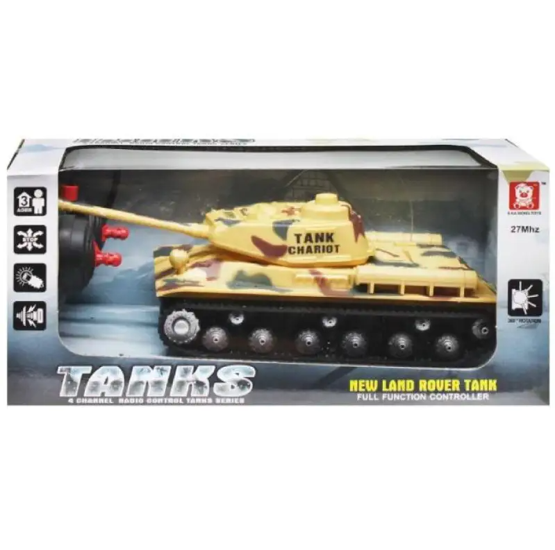 Детский игрушечный танк на радиоуправлении - фото 2 - id-p218563189