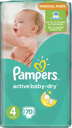 Pampers Active Baby-Dry 4 Maxi (70 шт)