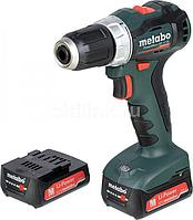 Дрель-шуруповерт METABO PowerMaxx BS 12 BL, 2Ач, с двумя аккумуляторами [601038500]