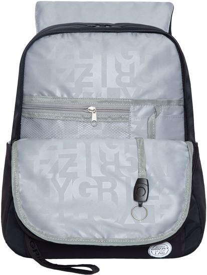 Городской рюкзак Grizzly RXL-325-2 (черный) - фото 5 - id-p218377594