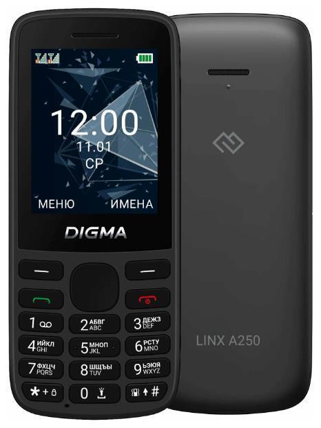 DIGMA Linx A250 128Mb Black - фото 1 - id-p218289532